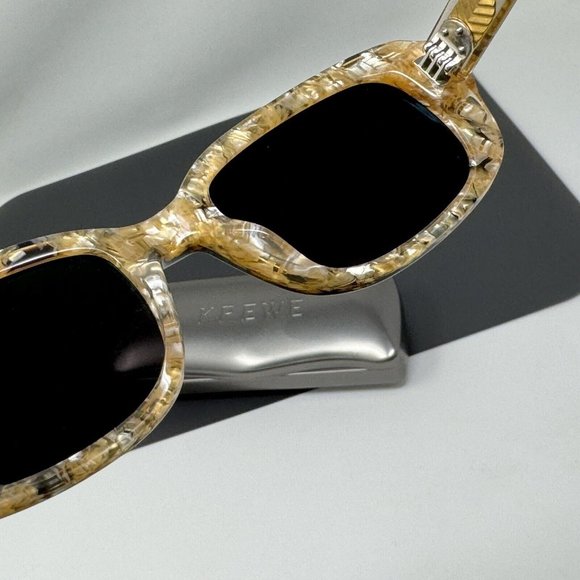 KREWE Milan Mystic 90s Look Rectangle Compact Silhouette Sunnies - Picture 5 of 16